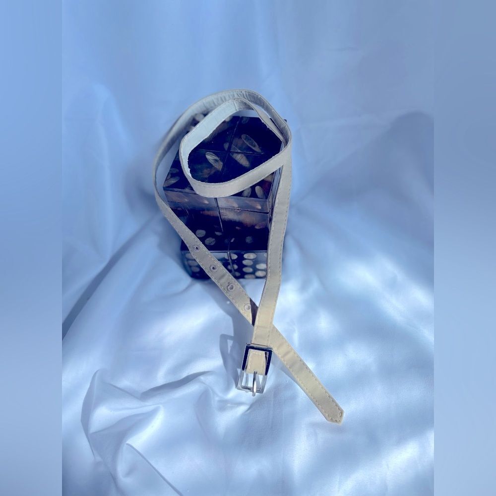 🔥❤️🔥 39” Narrow Beige Adjustable Belt Buckle Size 8 EPC Build A Bundle!